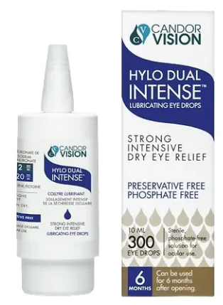 An image of HYLO DUAL INTENSE LUBRICATING EYE DROPS 10ML by  First Care Pharmacy