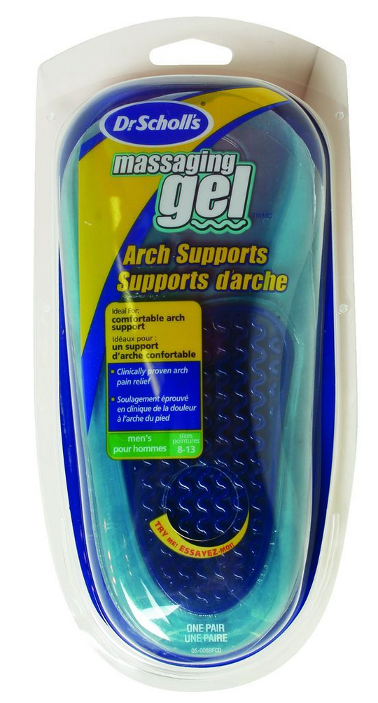 An image of SCHOLL MASS GEL ARCH SUPPORT MEN 1'S by  First Care Pharmacy