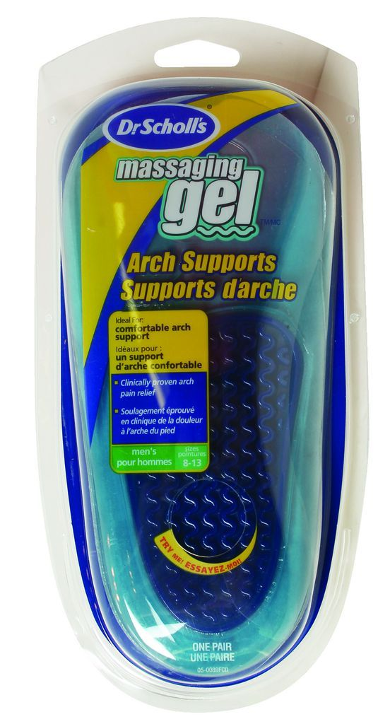 An image of SCHOLL MASS GEL ARCH SUPPORT MEN 1'S by  First Care Pharmacy