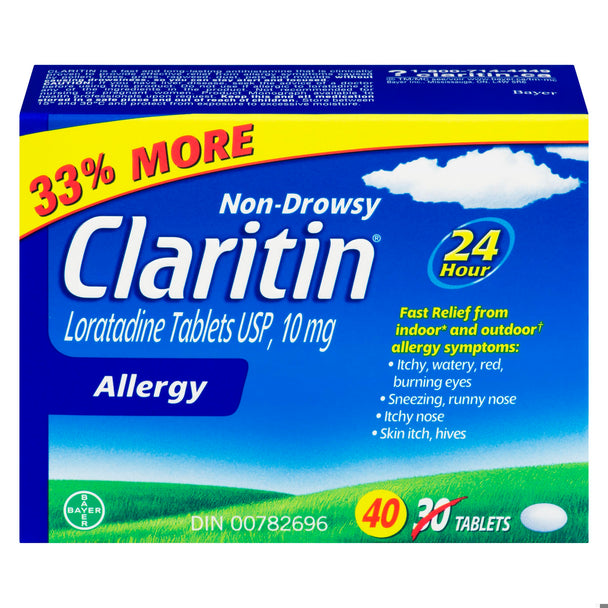 An image of CLARITIN TB 10MG BONUS 30+10 by  First Care Pharmacy