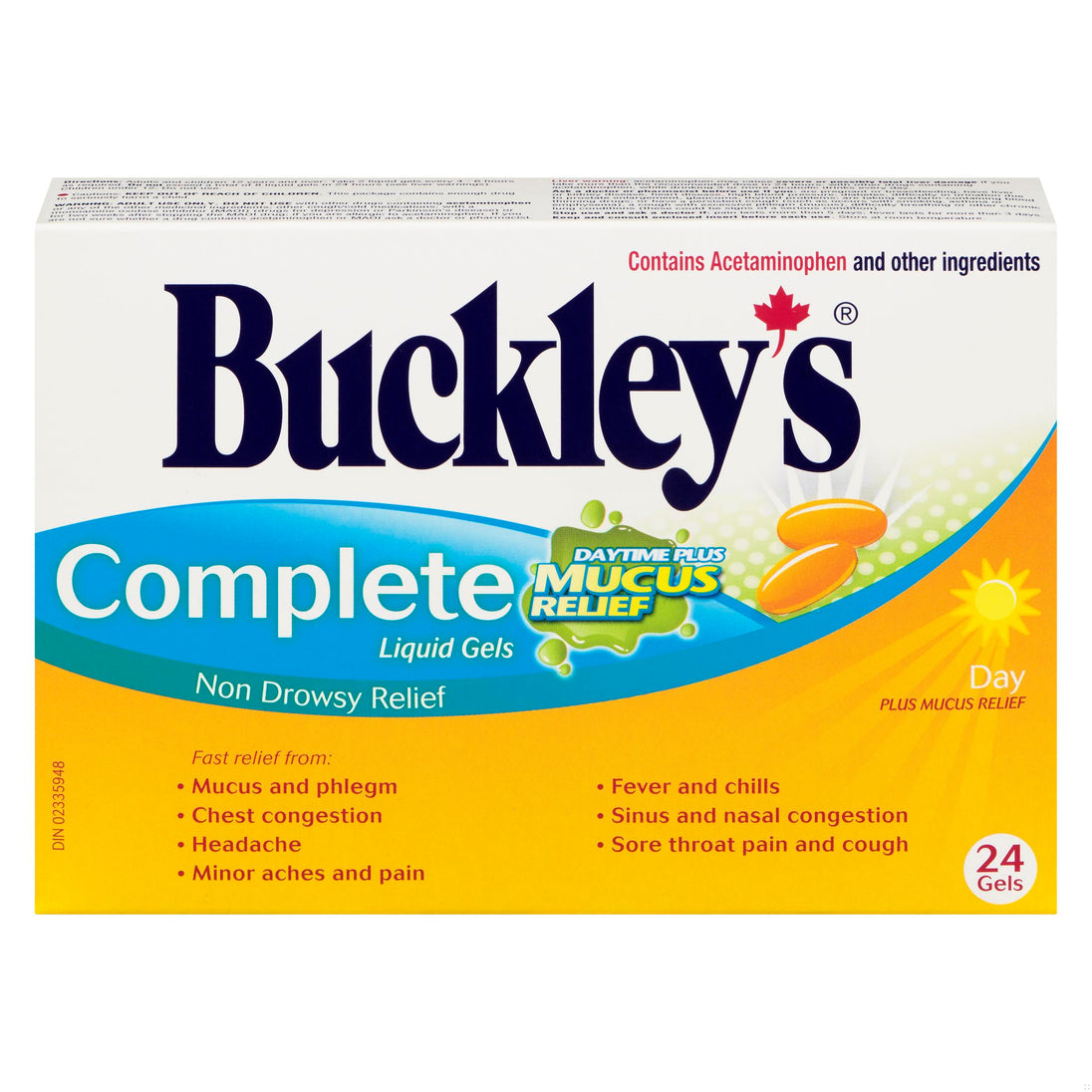 BUCKLEY'S COMPLETE DAY+MUCOUS LIQUI-GEL 24 by  First Care Pharmacy