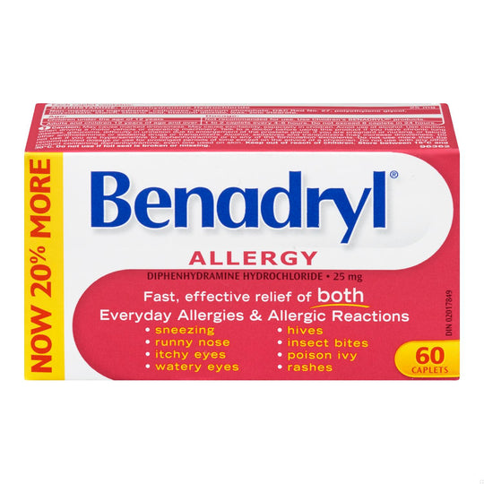 An image of BENADRYL CPLT 25MG 60 by  First Care Pharmacy