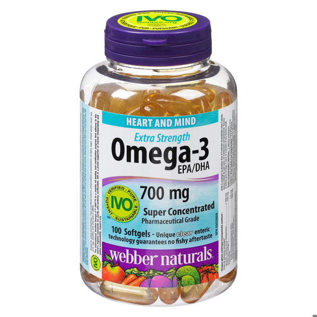 An image of OMEGA 3 SUPER CONCENTRATE CLR ENT SFTGEL 100WEBBER by  First Care Pharmacy