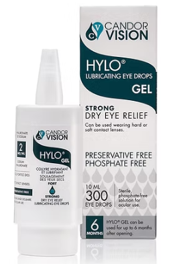 An image of HYLO EYE DROPS GEL LUBRICATING 10ML by  First Care Pharmacy