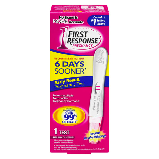 An image of FIRST RESPONSE PREGNANCY TEST 1 MINUTE 1 TEST by  First Care Pharmacy