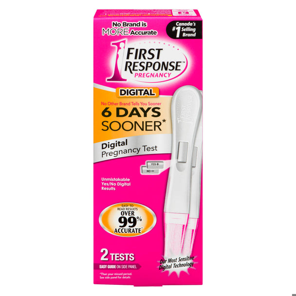 An image of FIRST RESPONSE PREGNANCY TEST DIGITAL 2 by  First Care Pharmacy