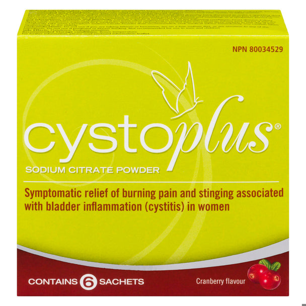 An image of CYSTOPLUS PD CRANBERRY 6X5.6G by  First Care Pharmacy