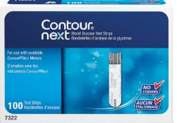 An image of ASCENSIA CONTOUR NEXT STRIPS 100 by  First Care Pharmacy