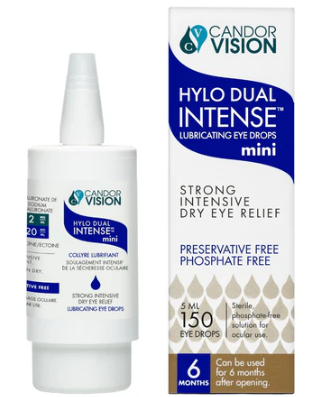 An image of HYLO DUAL INTENSE MINI EYE DROPS LUBRICATING 5ML by  First Care Pharmacy