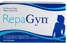 An image of REPAGYN VAGINAL SUPPOSITORIE 10 by  Biosyent Pharma Inc.