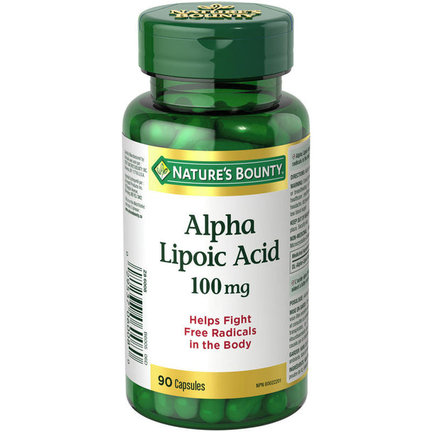 Nature's Bounty Alpha Lipoic Acid Caps 100mg | 90 Tablets by  First Care Pharmacy