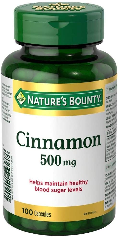 Nature's Bounty Cinnamon Caps | 100 Tablets by  First Care Pharmacy