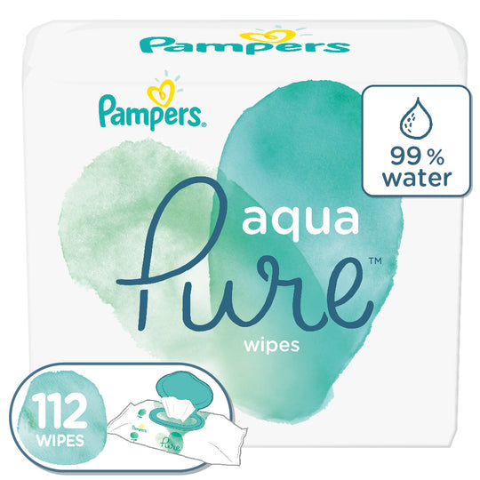 Pampers Aqua Pure Baby Wipes, 112 by  First Care Pharmacy