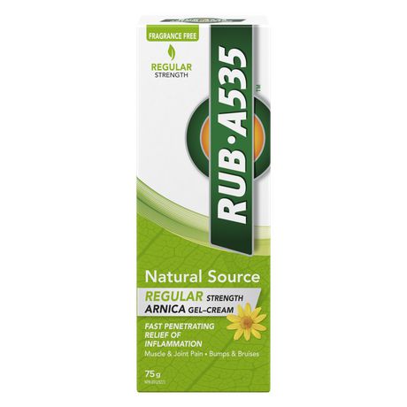 Ruba535 Rub A535 Regular Strength Arnica Gel-Cream 75g by  First Care Pharmacy