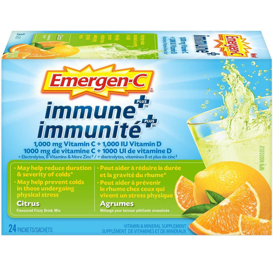 EMERGEN C IMMUNE+ VIT-C CITRUS PD |  24 Packets by  First Care Pharmacy