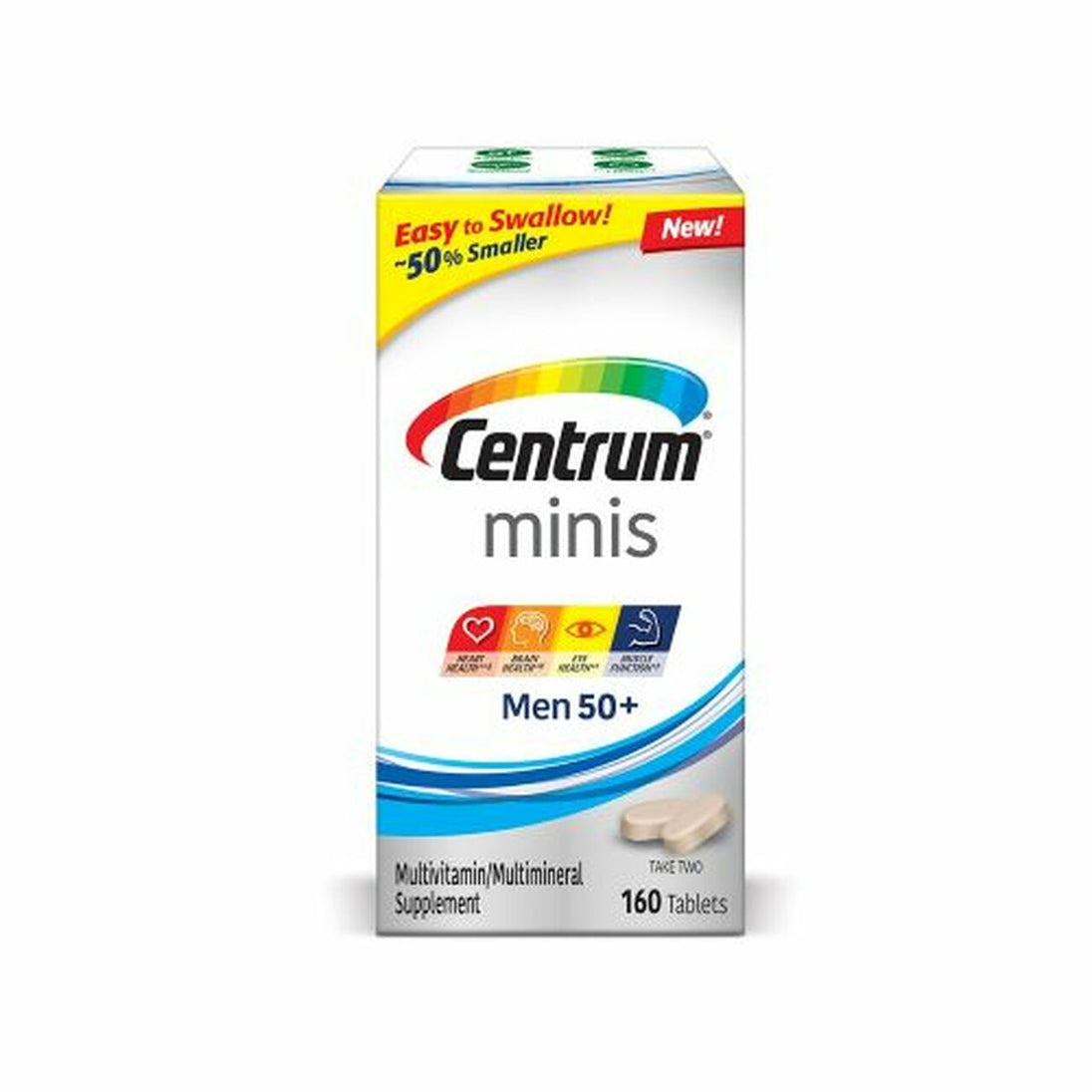 Centrum Minis Tb Men 50+ | 160 Tablets by  First Care Pharmacy