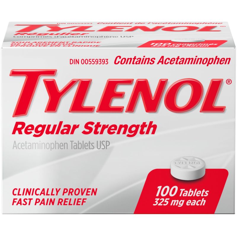 Tylenol Rg Tb 325mg, 100 by  First Care Pharmacy