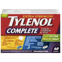 Tylenol Extra Strength Complete Cold, Cough & Flu Daytime/Nighttime Caplets by  First Care Pharmacy