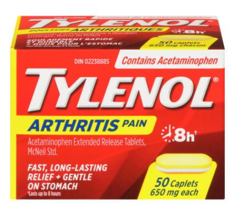 Tylenol Arthritis Pain Caplets, 650mg, 50 by  First Care Pharmacy