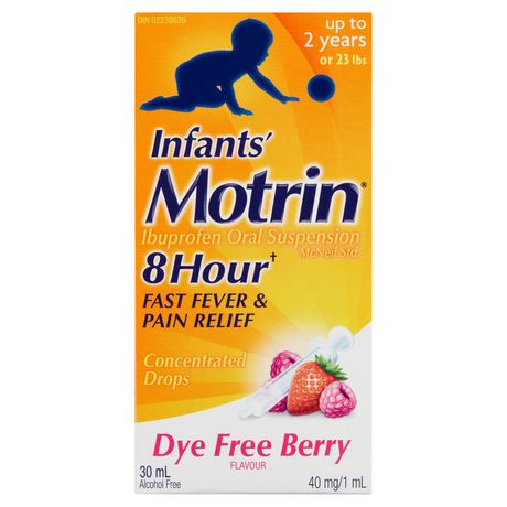 Motrin Infants' Ibuprofen Oral Suspension Concentrated Drops Berry Flavour 30 ml by  First Care Pharmacy