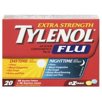 Tylenol Flu Extra Strength Day + Night EZ Tabs by  First Care Pharmacy