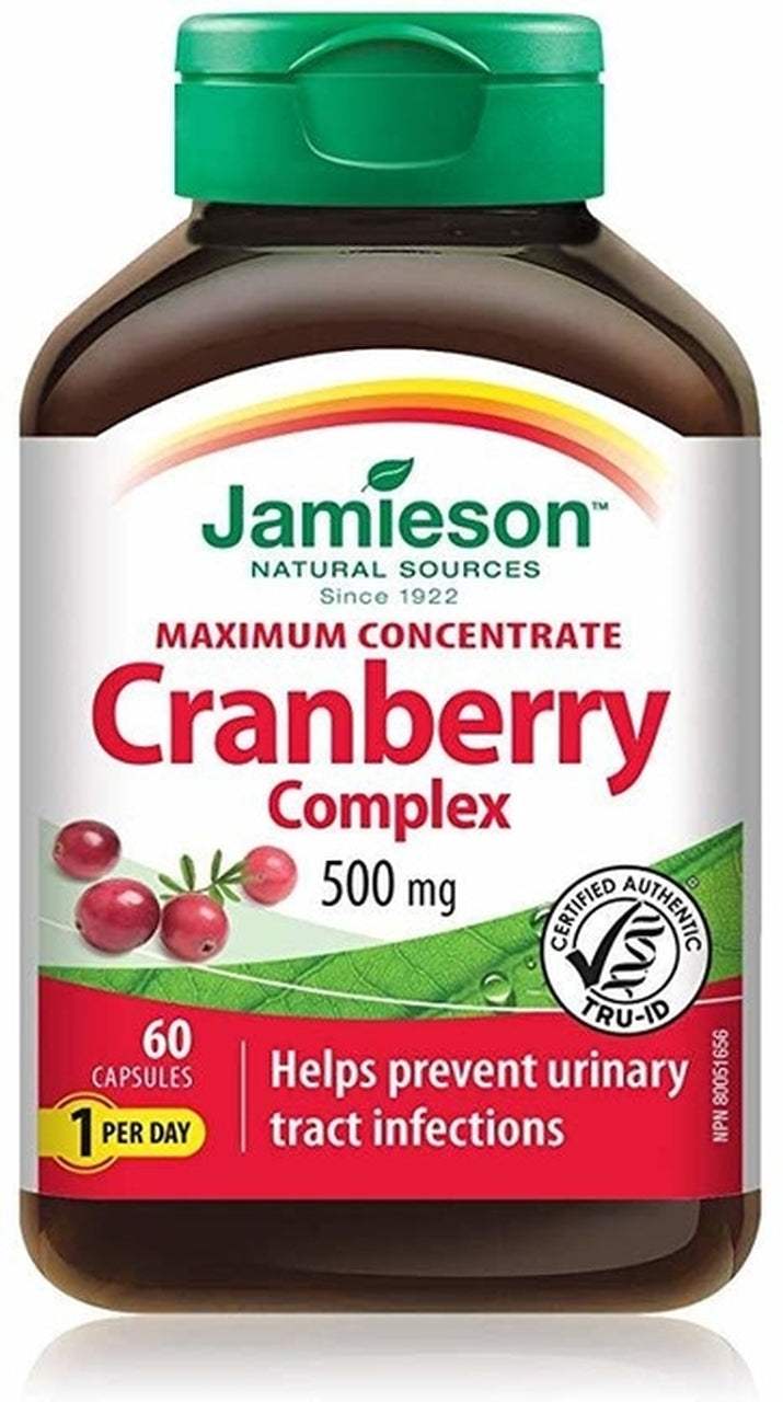 Cranberry Juice Caps 500mg | 60 Tablets by  First Care Pharmacy