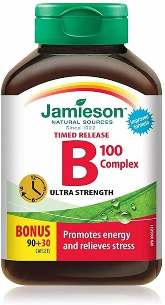 Vitamin B 100 Complex Timed Release Cplt Jam 90+30 | 120 Tablets by  First Care Pharmacy