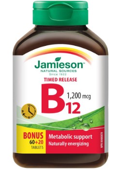 Vitamin B12 Time Release Tb 1200mcg Jam, 60+20 by  First Care Pharmacy