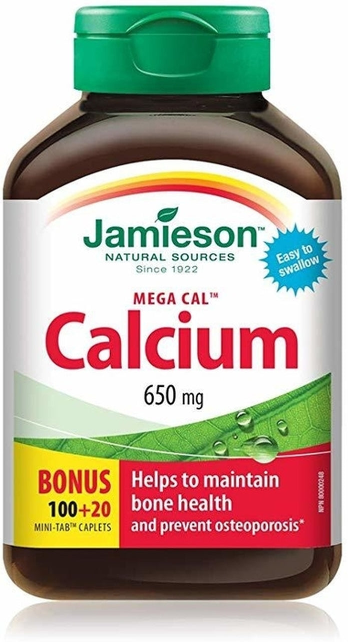 Calcium Megacal Cplt 650mg Jam 100+20, 120 by  First Care Pharmacy