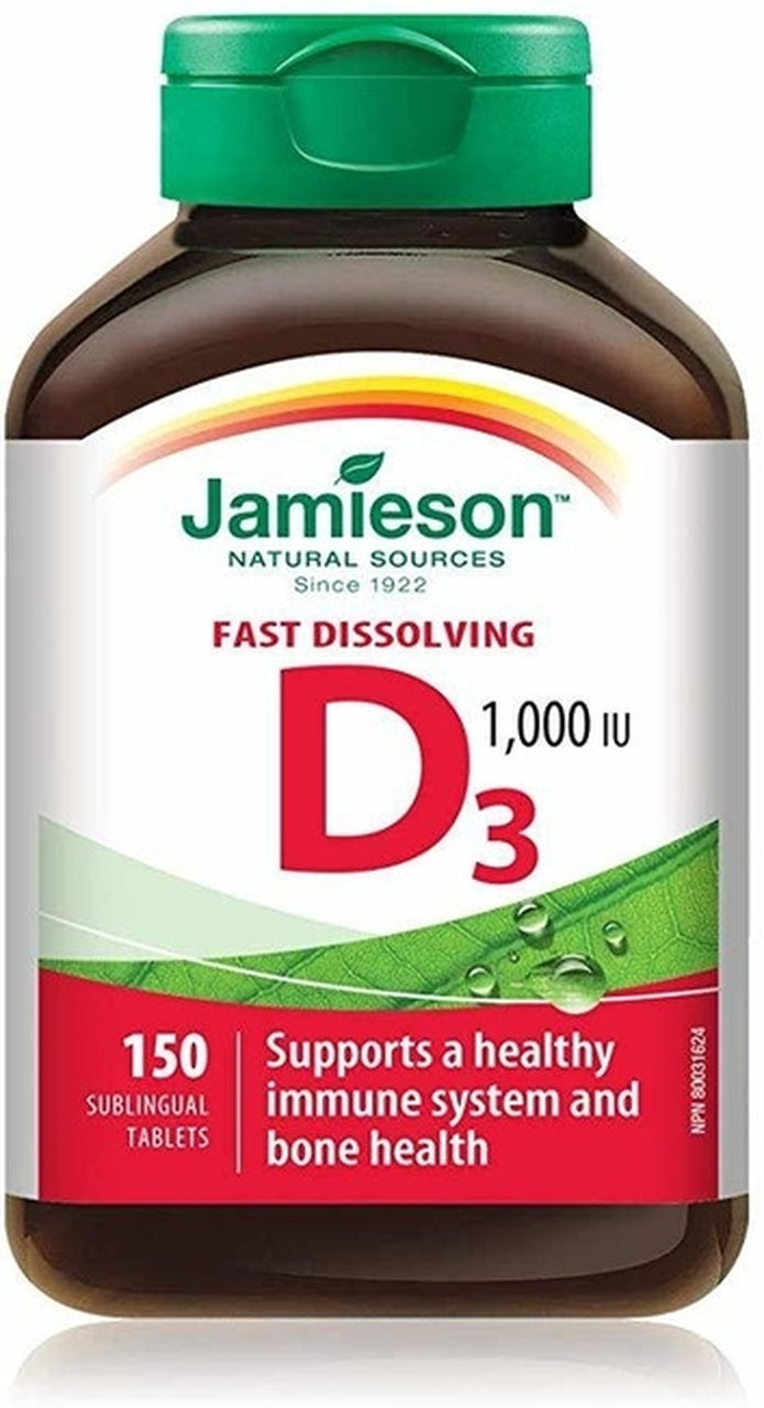 Vitamin D Sublingual Tb 1000iu 150 Jamieson | 150 Tablets by  First Care Pharmacy