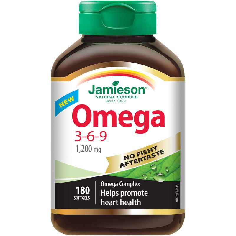 Omega 3-6-9 Soft Gel 180 Jamieson | 180 Tablets by  First Care Pharmacy