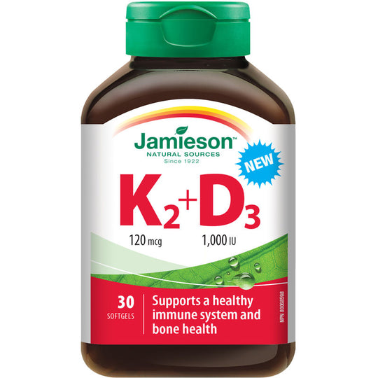 VITAMIN K2+D3 SOFTGEL 30 JAMIESON | 30 Tablets by  First Care Pharmacy