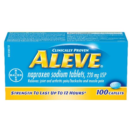 Aleve Caplets 220mg, 100 Caplets by  First Care Pharmacy