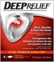 Deep Relief Patch Dual Action Neck Shoulder and Back Pain, 6 Patches by  First Care Pharmacy