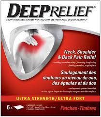 Deep Relief Patch Dual Action Neck Shoulder and Back Pain, 6 Patches by  First Care Pharmacy