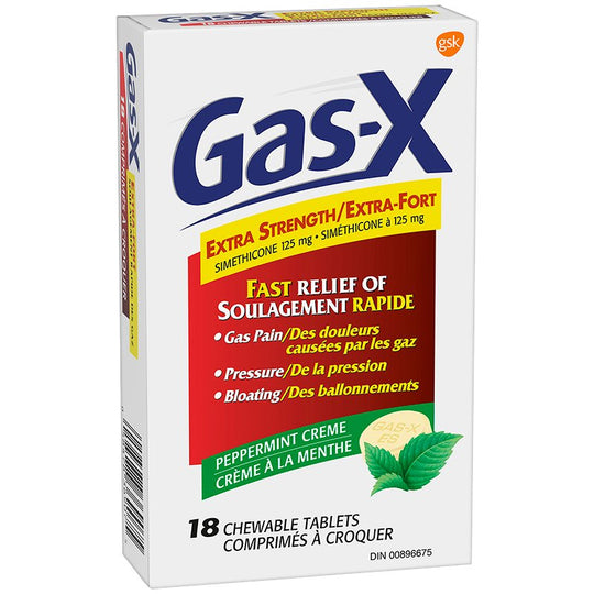 Gas-X Extra Strength Fast Gas Relief Chewables 18 Tablets by  First Care Pharmacy