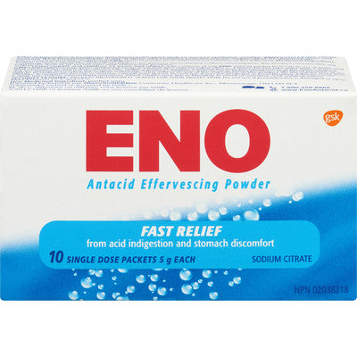 Eno Regular Antacid Foil Packet, 10X5g each by  First Care Pharmacy