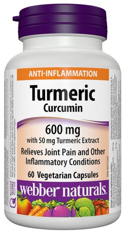 Turmeric Curcumin 600 Mg 60 Caps Webber | 60 Tablets by  First Care Pharmacy