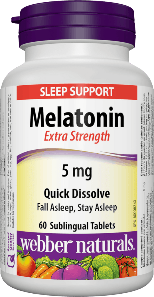 Melatonin Xst Tb 5mg Easy Dissolve | 60 Tablets by  First Care Pharmacy