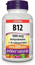 Vitamin B12 Sublingual Tb 1000mcg 60+20, 80 by  First Care Pharmacy