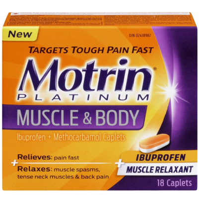 Motrin Platinum Muscle & Body, 18 Caplets by  First Care Pharmacy