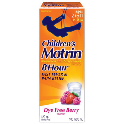 Motrin Childrens Liquid Pain Relief Ibuprofen Berry Flavour, 120 ml by  First Care Pharmacy