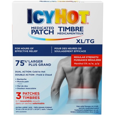 Icy Hot Medicated Patch XL 3.0 Count, 3.00 by  First Care Pharmacy