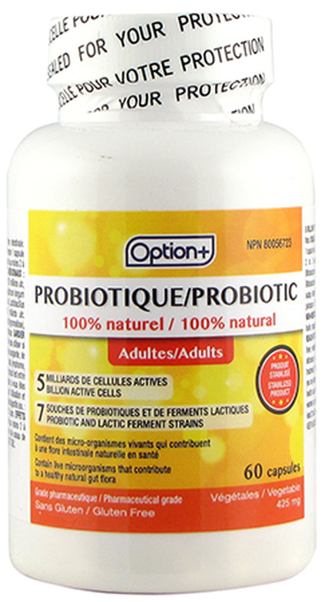 OPTION+ PROBIOTIC 100% NATURAL CAPS | 60 Tablets by  First Care Pharmacy