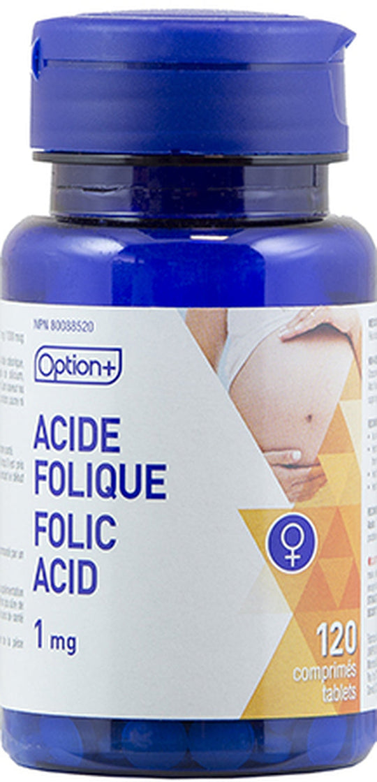 Option+ Folic Acid Tb 1mg | 120 Tablets by  First Care Pharmacy